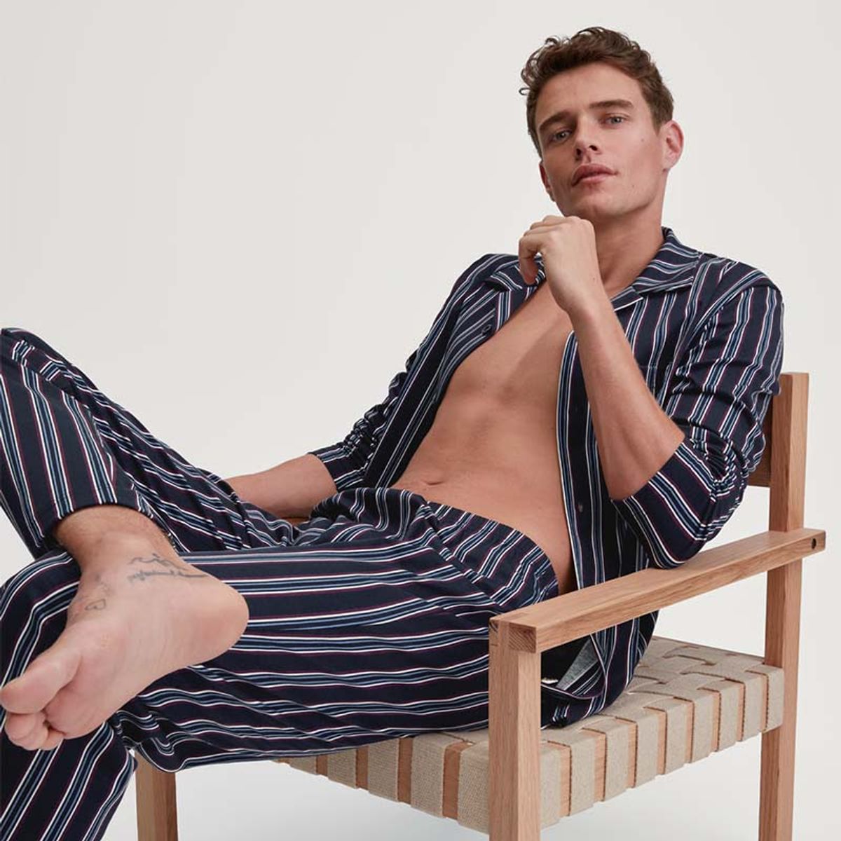 Calida Relax Streamline 4 Button-Up Herrepysj