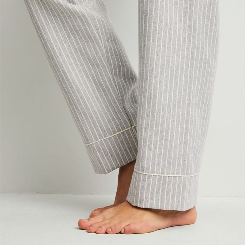 Calida Flannel Dreams Pyjamas - Pearl Blue