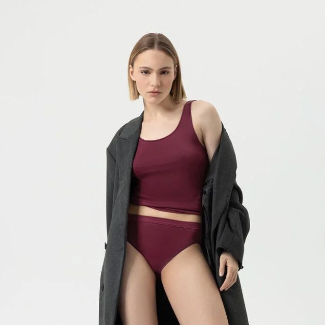 Hovedbilde Mey Emotion Singlet Bred Stropp Boysenberry