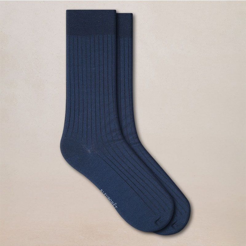 Bleuforet Ribbed Lisle Herresokker