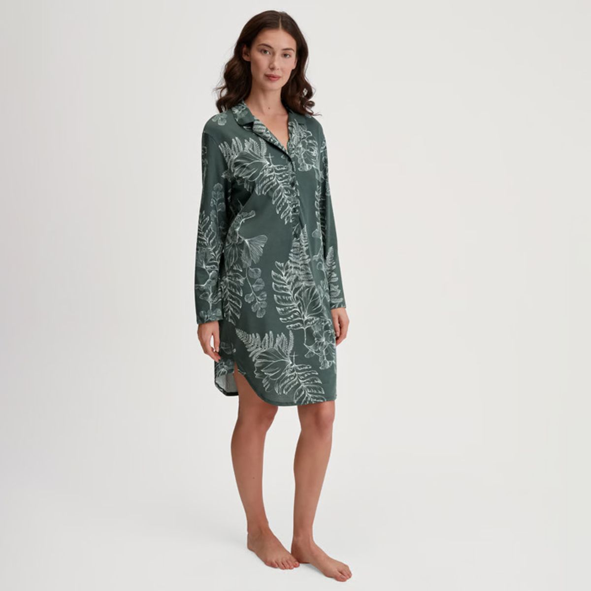 Calida Favourites Glow Nightdress Deep Emerald