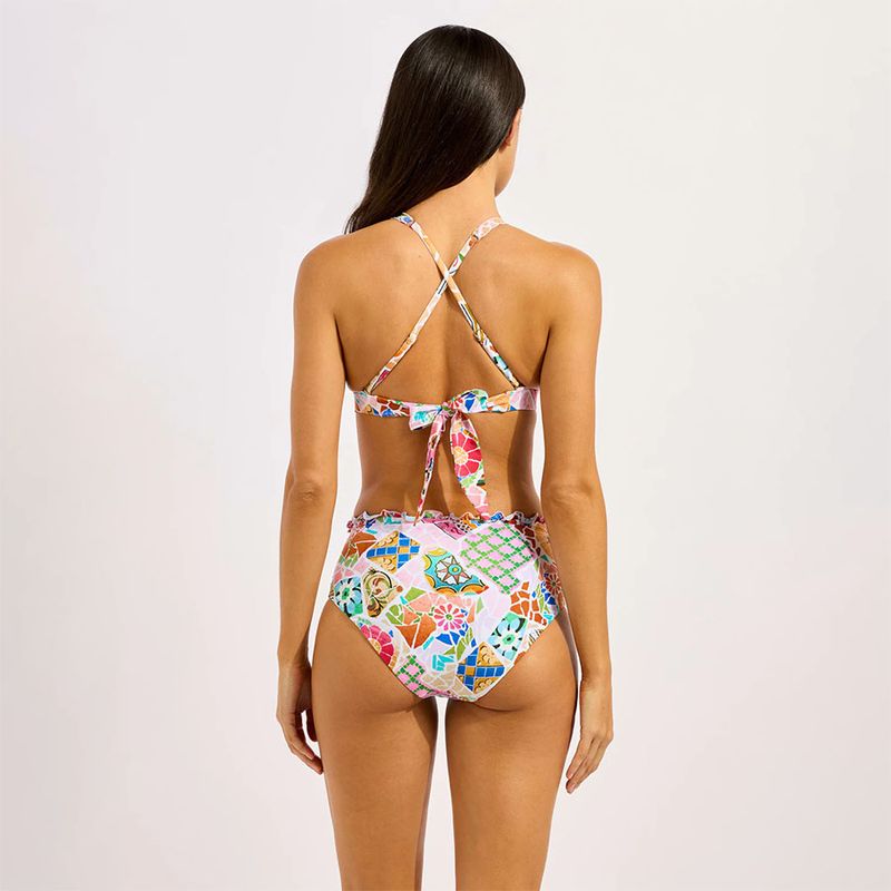 Seafolly Beach Boheme Multi Fit Longline Triangle Bikini