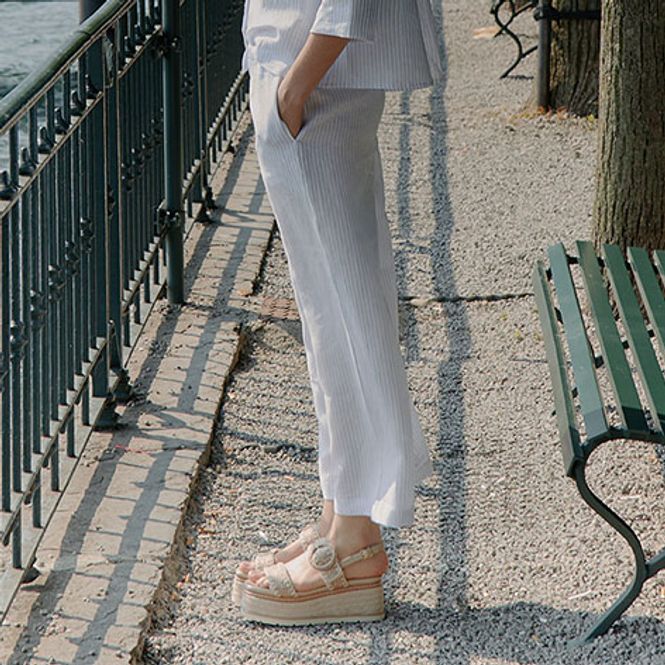 Hovedbilde Yellamaris Linen Pants 7/8 