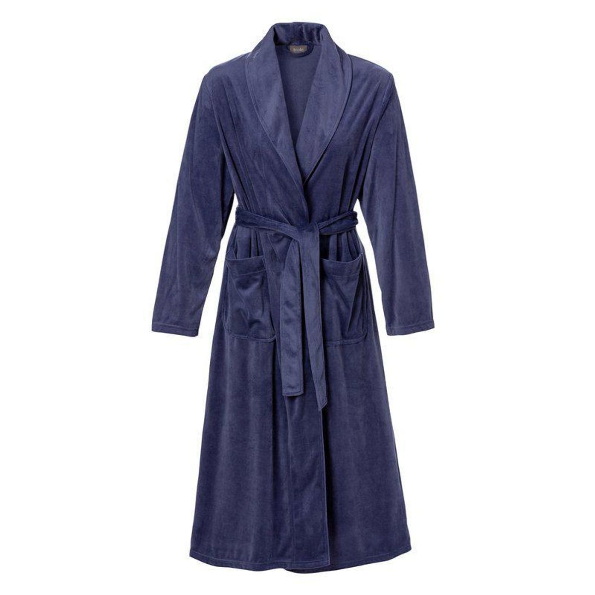 Trofe Solid Velvet Robe