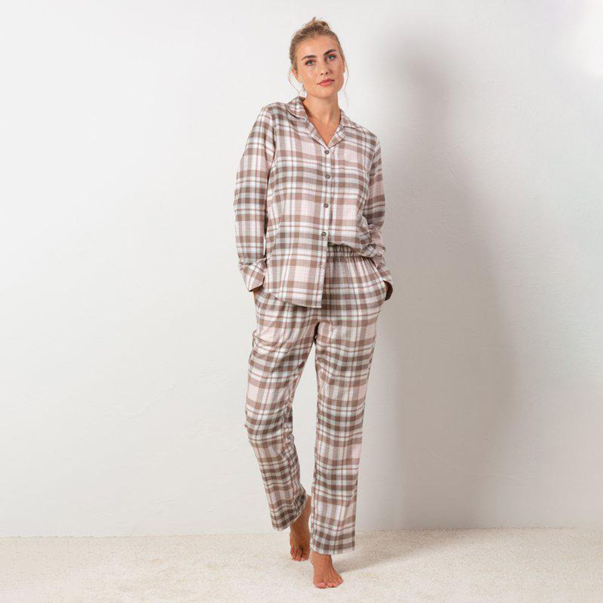 Trofe Flannel Check Pyjamas